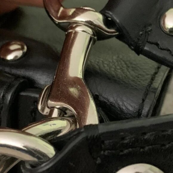 Authentic 12” Coach Black Bag USED - Picture 8 of 15